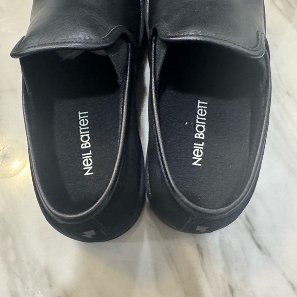 Neil Barrett Black Leather Loafers size 34 and a size 40 main image 9